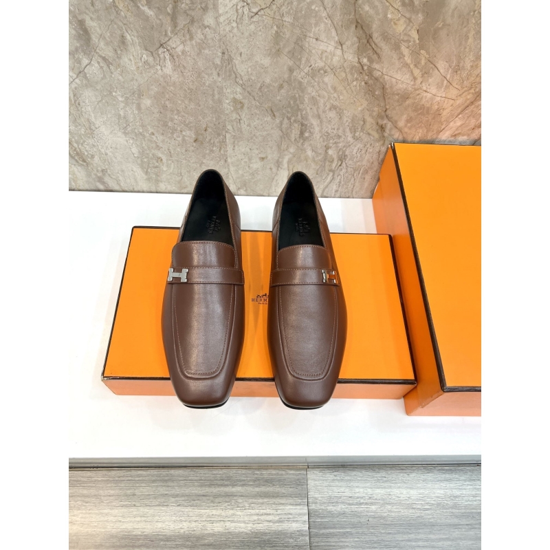 H**mes leather shoes